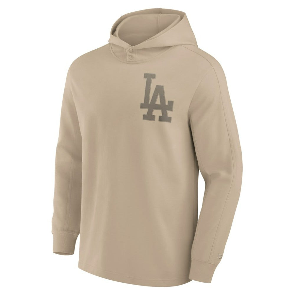 Khaki Los Angeles Dodgers Fanatics Elements Lightweight Fleece Hoodie