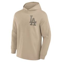 Khaki Los Angeles Dodgers Fanatics Elements Lightweight Fleece Hoodie
