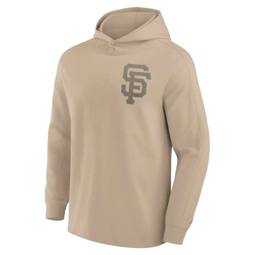 Khaki San Francisco Giants Fanatics Elements Lightweight Fleece Hoodie