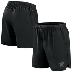 Black Houston Astros Fanatics Front Office Micro Tonal Shorts