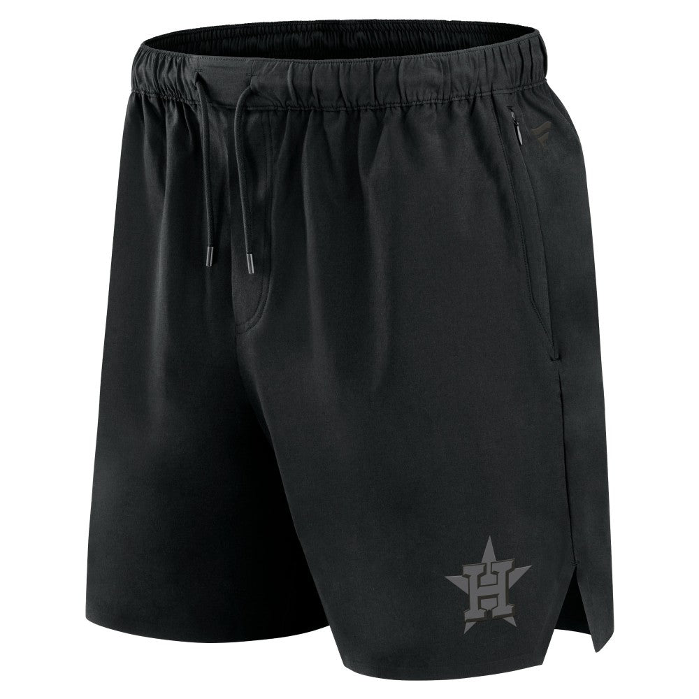 Black Houston Astros Fanatics Front Office Micro Tonal Shorts