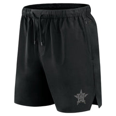 Black Houston Astros Fanatics Front Office Micro Tonal Shorts