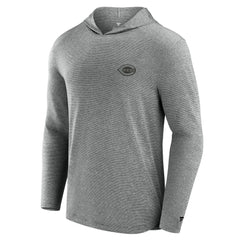 Black Cincinnati Reds Fanatics Front Office Tech Lightweight Hoodie T-Shirt
