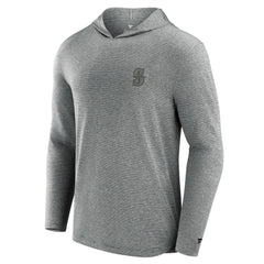 Black Seattle Mariners Fanatics Front Office Tech Lightweight Hoodie T-Shirt