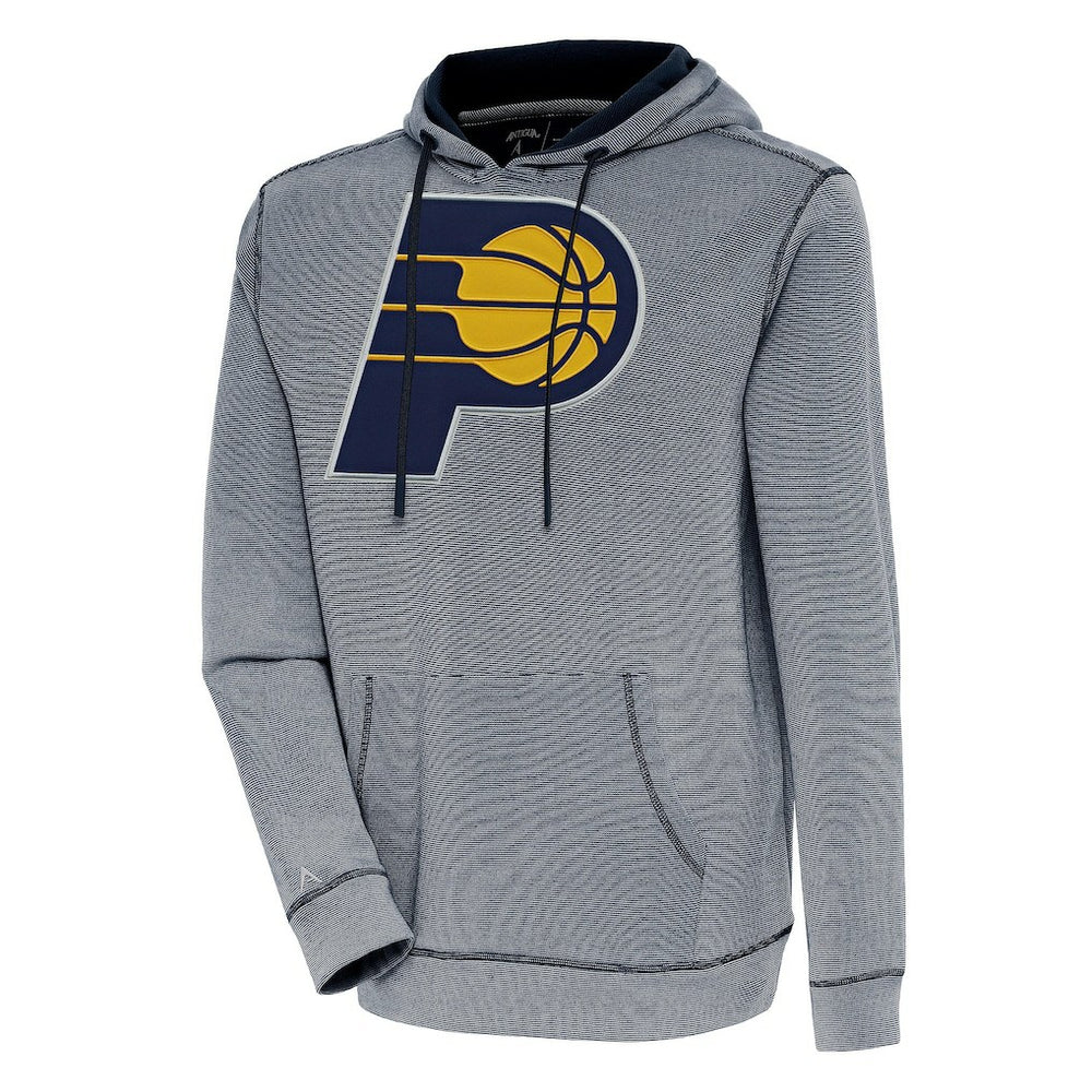 Indiana Pacers Antigua Axe Bunker Tri-Blend Pullover Hoodie