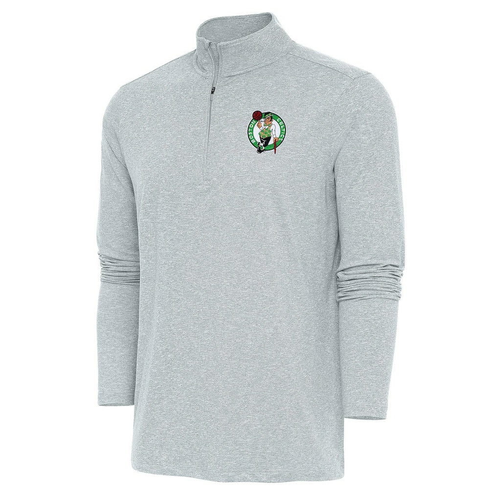 Boston Celtics Antigua Hunk Quarter-Zip Pullover Top