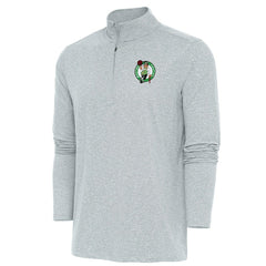 Boston Celtics Antigua Hunk Quarter-Zip Pullover Top