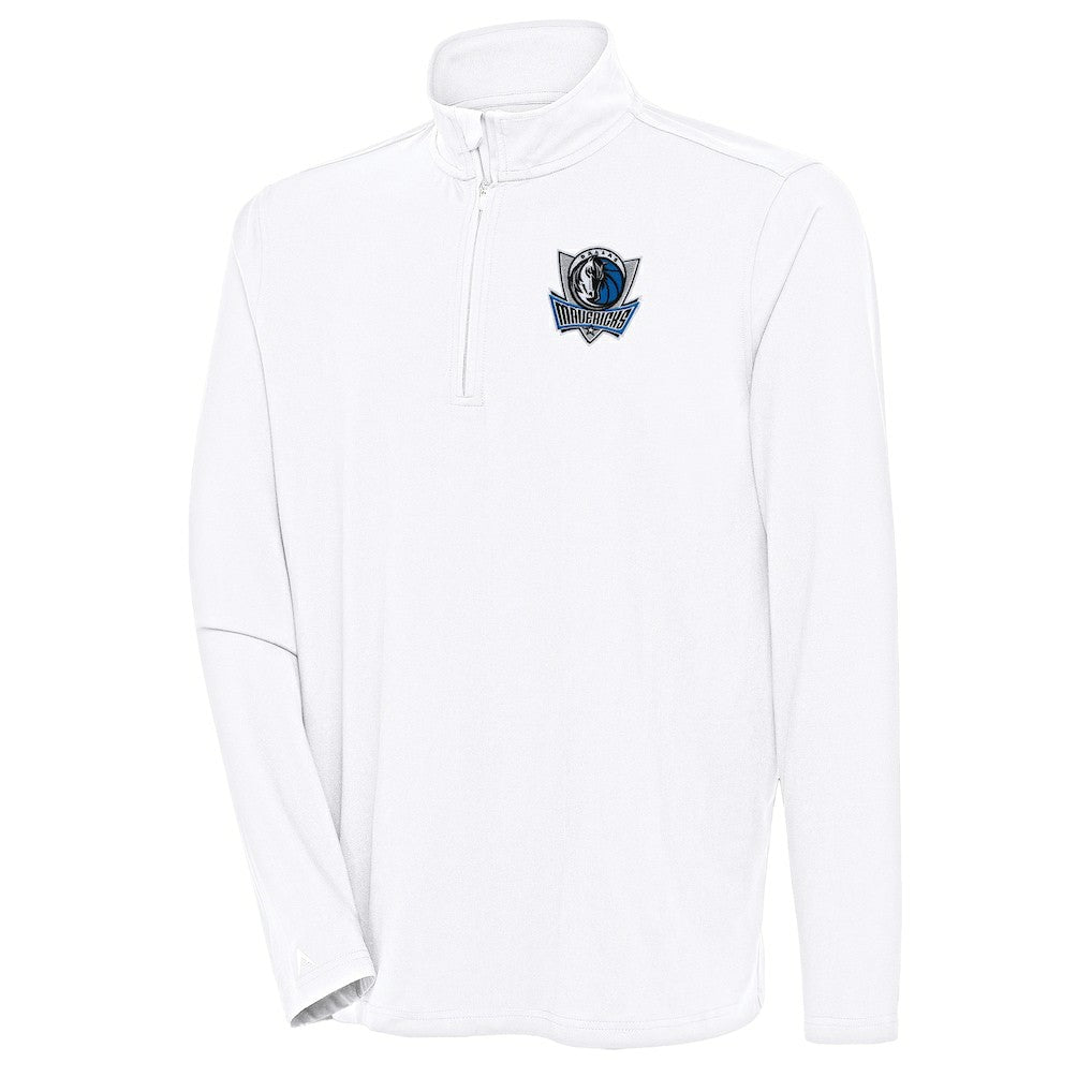 Dallas Mavericks Antigua Hunk Quarter-Zip Pullover Top sale