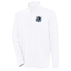 Dallas Mavericks Antigua Hunk Quarter-Zip Pullover Top sale