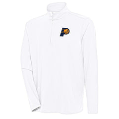 Indiana Pacers Antigua Hunk Quarter-Zip Pullover Top