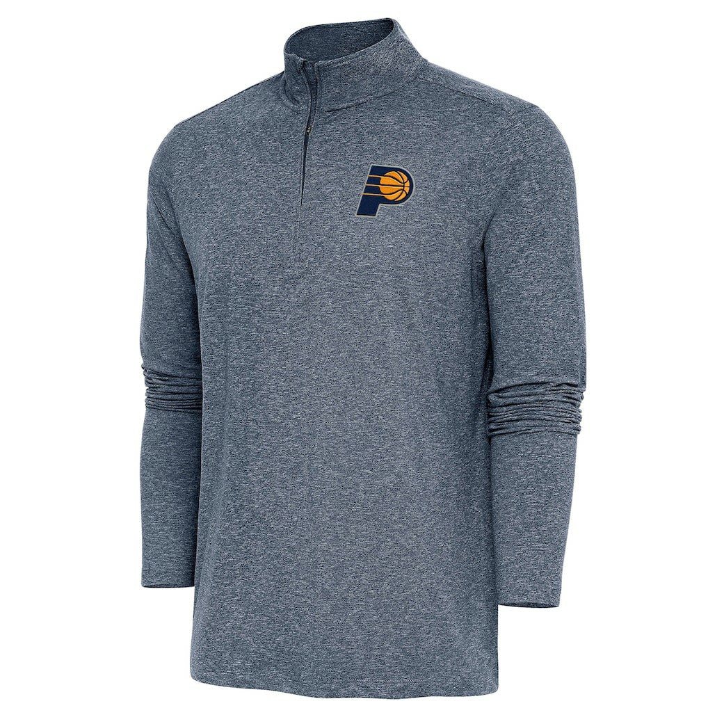 Indiana Pacers Antigua Hunk Quarter-Zip Pullover Top