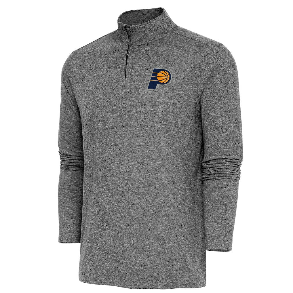 Indiana Pacers Antigua Hunk Quarter-Zip Pullover Top