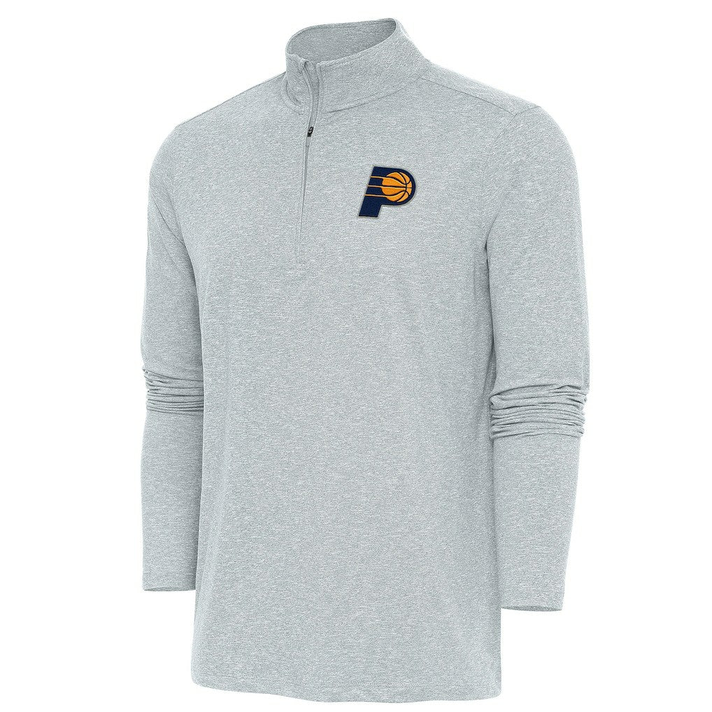 Indiana Pacers Antigua Hunk Quarter-Zip Pullover Top