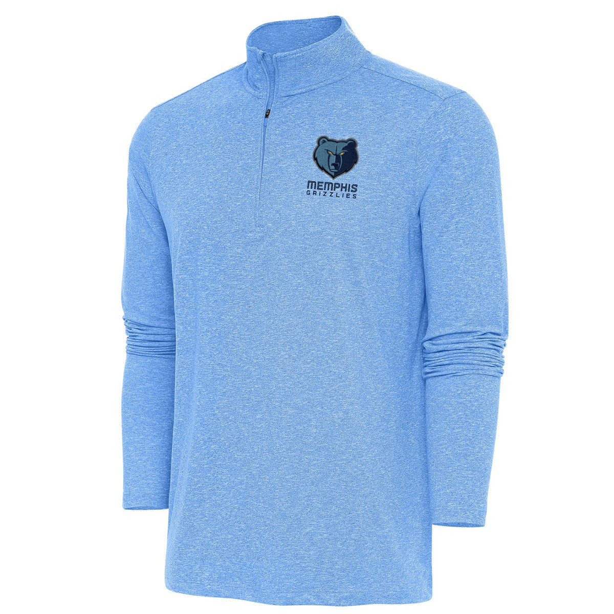 Memphis Grizzlies Antigua Hunk Quarter-Zip Pullover Top