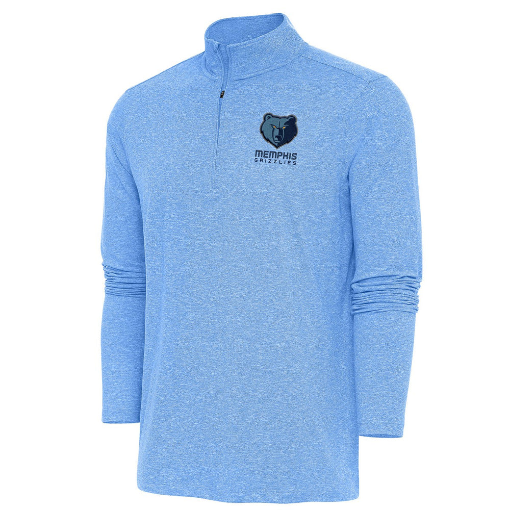 Memphis Grizzlies Antigua Hunk Quarter-Zip Pullover Top