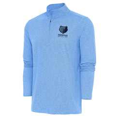 Memphis Grizzlies Antigua Hunk Quarter-Zip Pullover Top