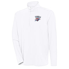 Oklahoma City Thunder Antigua Hunk Quarter-Zip Pullover Top