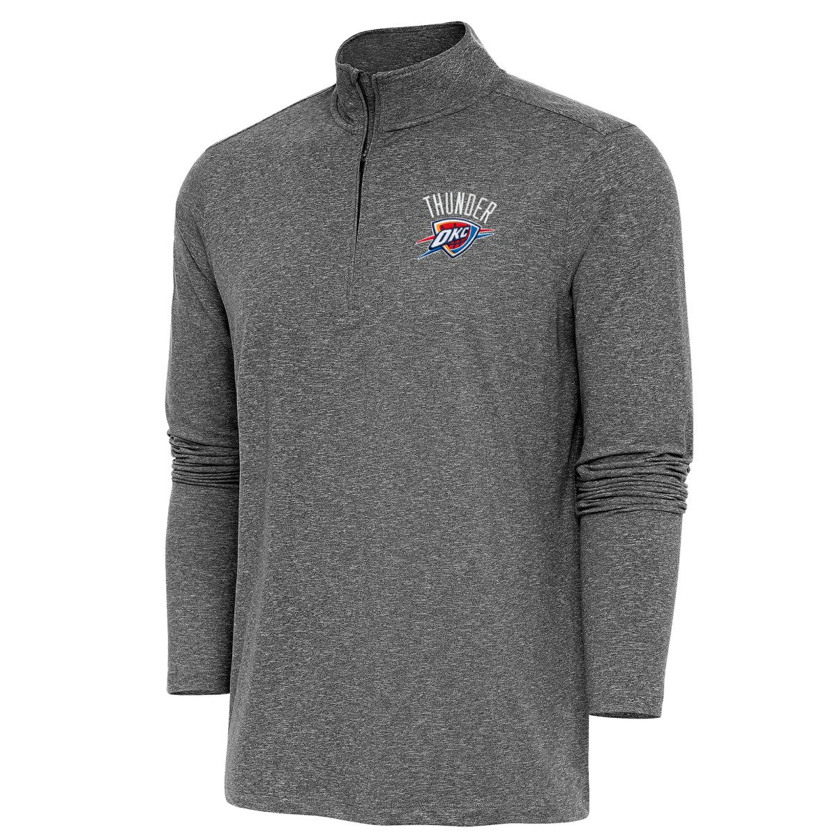 Oklahoma City Thunder Antigua Hunk Quarter-Zip Pullover Top