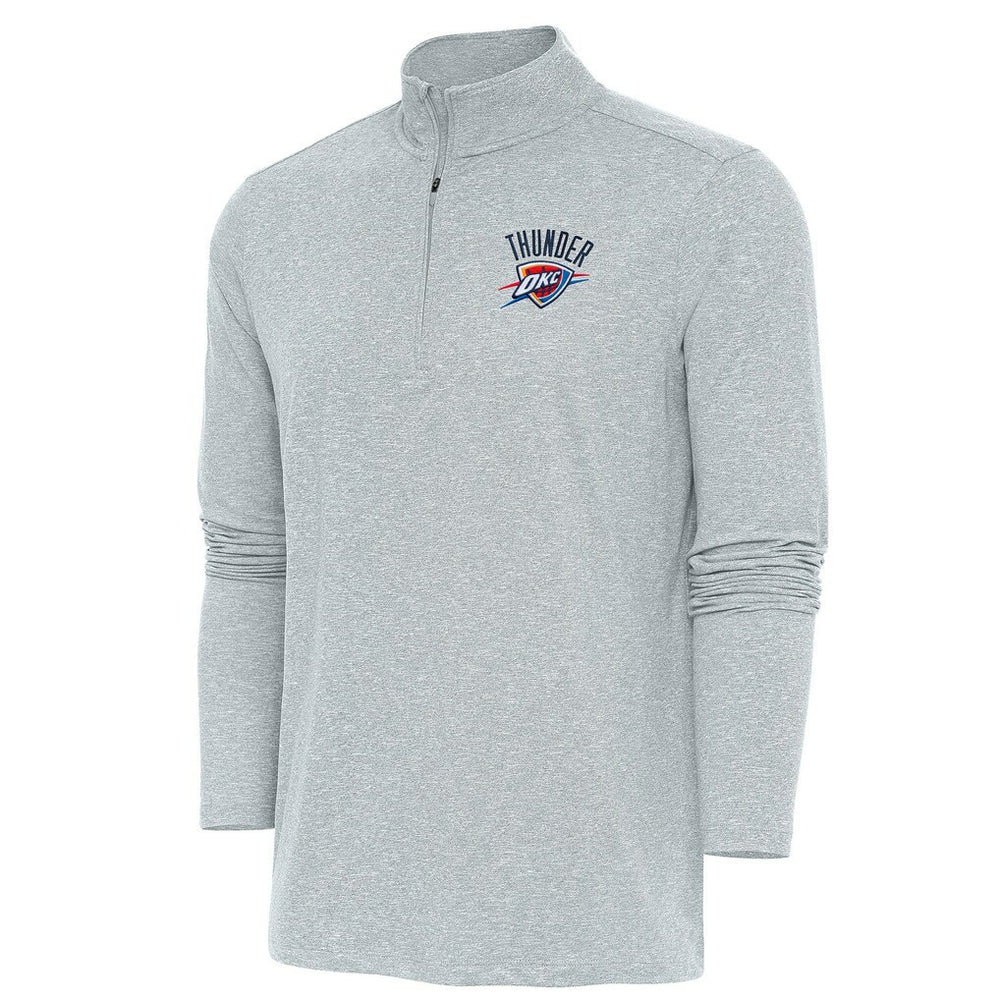 Oklahoma City Thunder Antigua Hunk Quarter-Zip Pullover Top