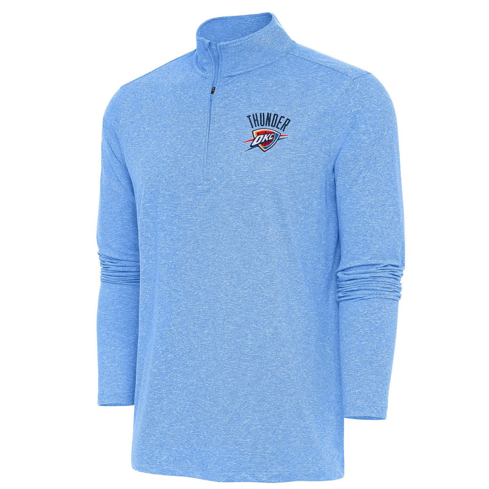 Oklahoma City Thunder Antigua Hunk Quarter-Zip Pullover Top