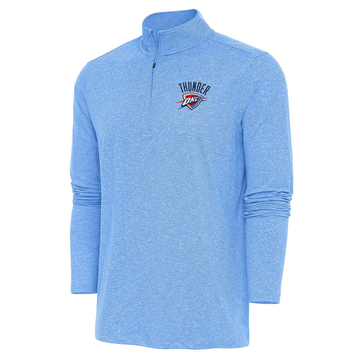 Oklahoma City Thunder Antigua Hunk Quarter-Zip Pullover Top