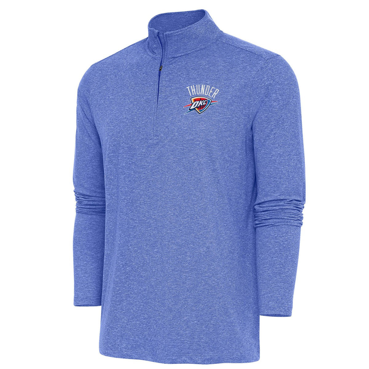 Oklahoma City Thunder Antigua Hunk Quarter-Zip Pullover Top