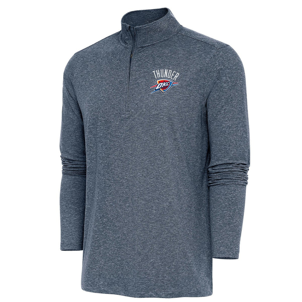 Oklahoma City Thunder Antigua Hunk Quarter-Zip Pullover Top
