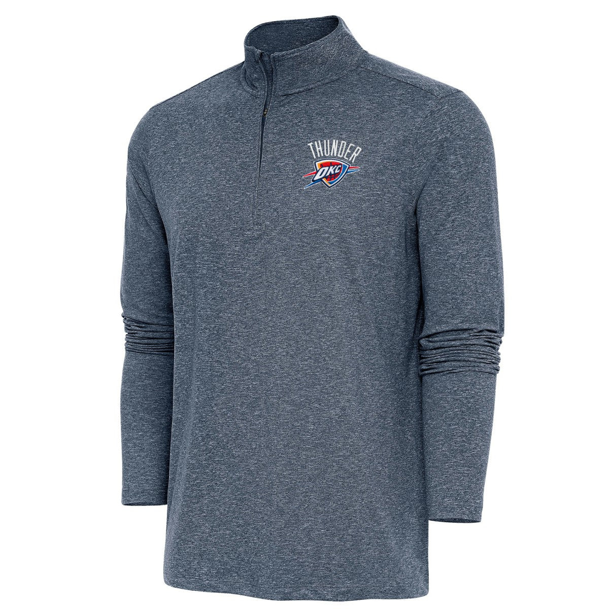 Oklahoma City Thunder Antigua Hunk Quarter-Zip Pullover Top