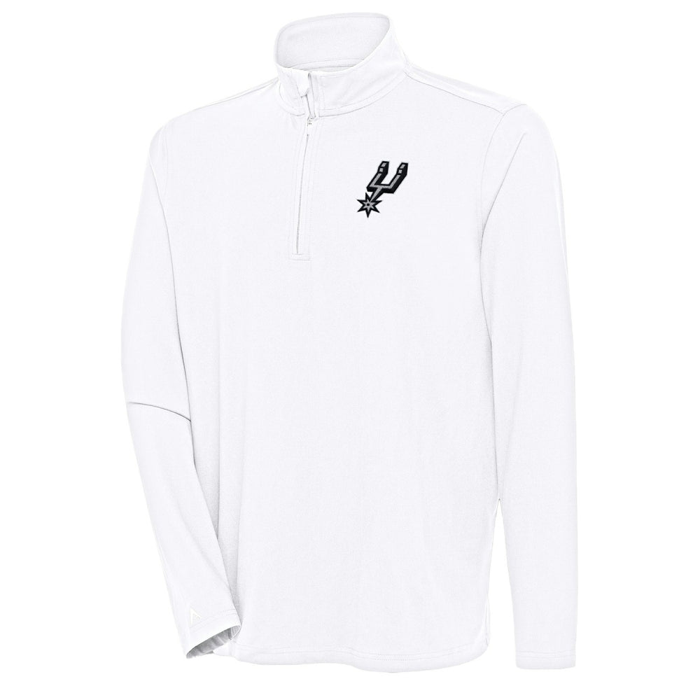 San Antonio Spurs Antigua Hunk Quarter-Zip Pullover Top