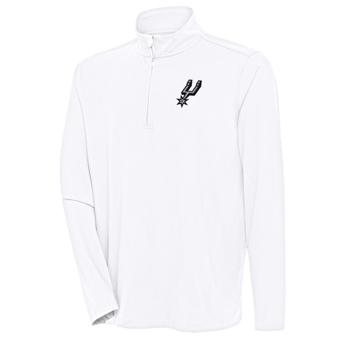 San Antonio Spurs Antigua Hunk Quarter-Zip Pullover Top