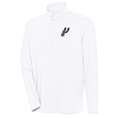 San Antonio Spurs Antigua Hunk Quarter-Zip Pullover Top