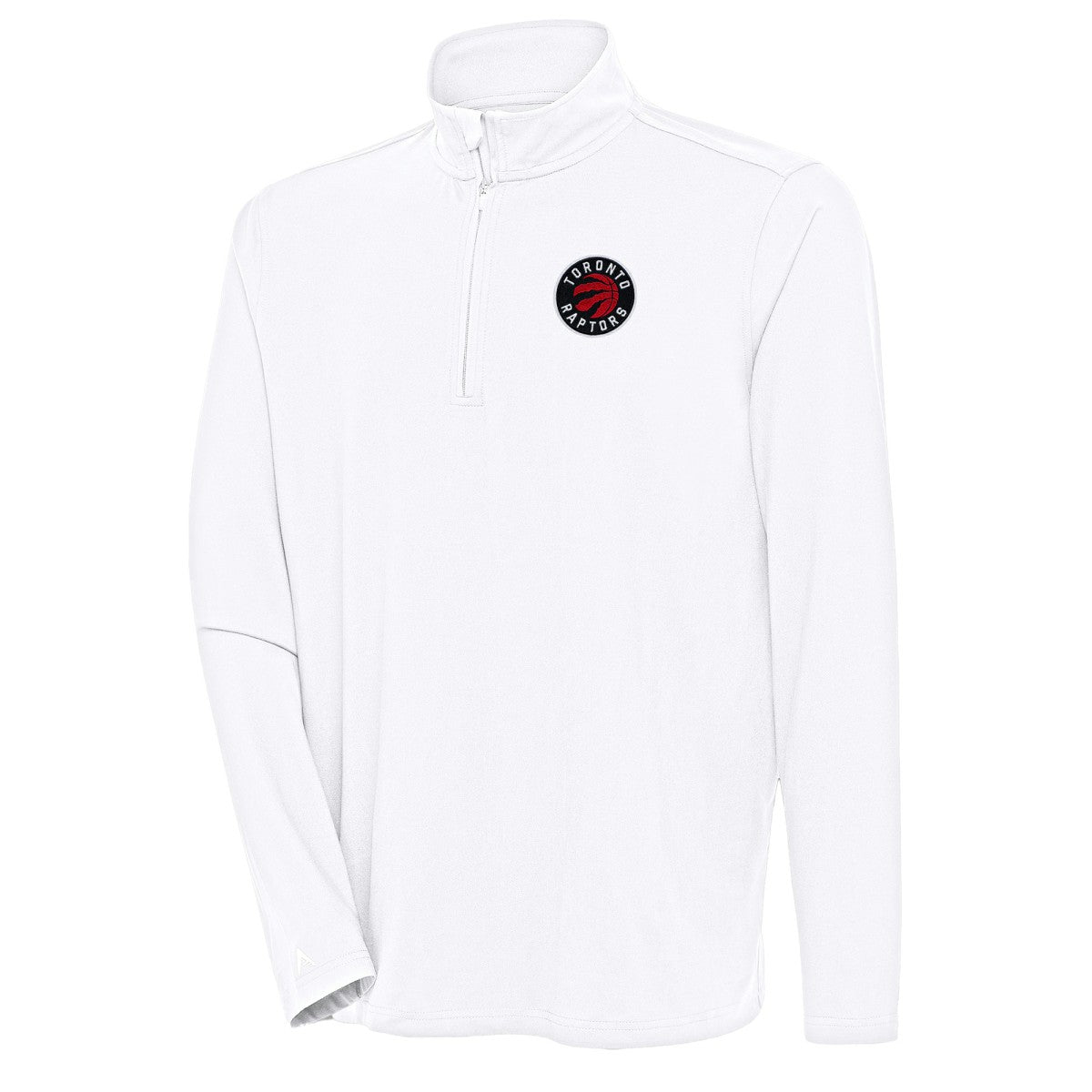 Toronto Raptors Antigua Hunk Quarter-Zip Pullover Top