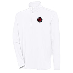 Toronto Raptors Antigua Hunk Quarter-Zip Pullover Top