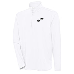 Utah Jazz Antigua Hunk Quarter-Zip Pullover Top