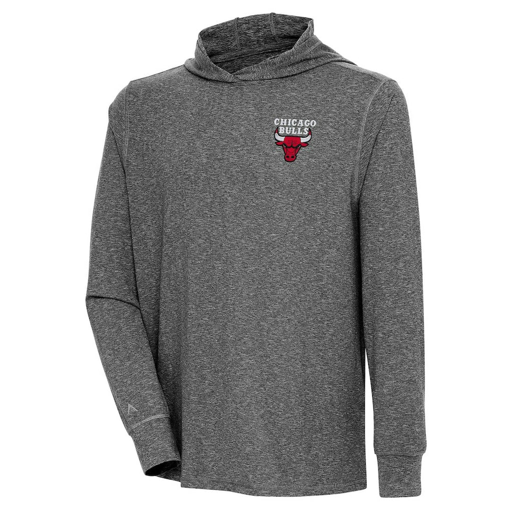 Chicago Bulls Antigua Saga Long Sleeve Hoodie T-Shirt