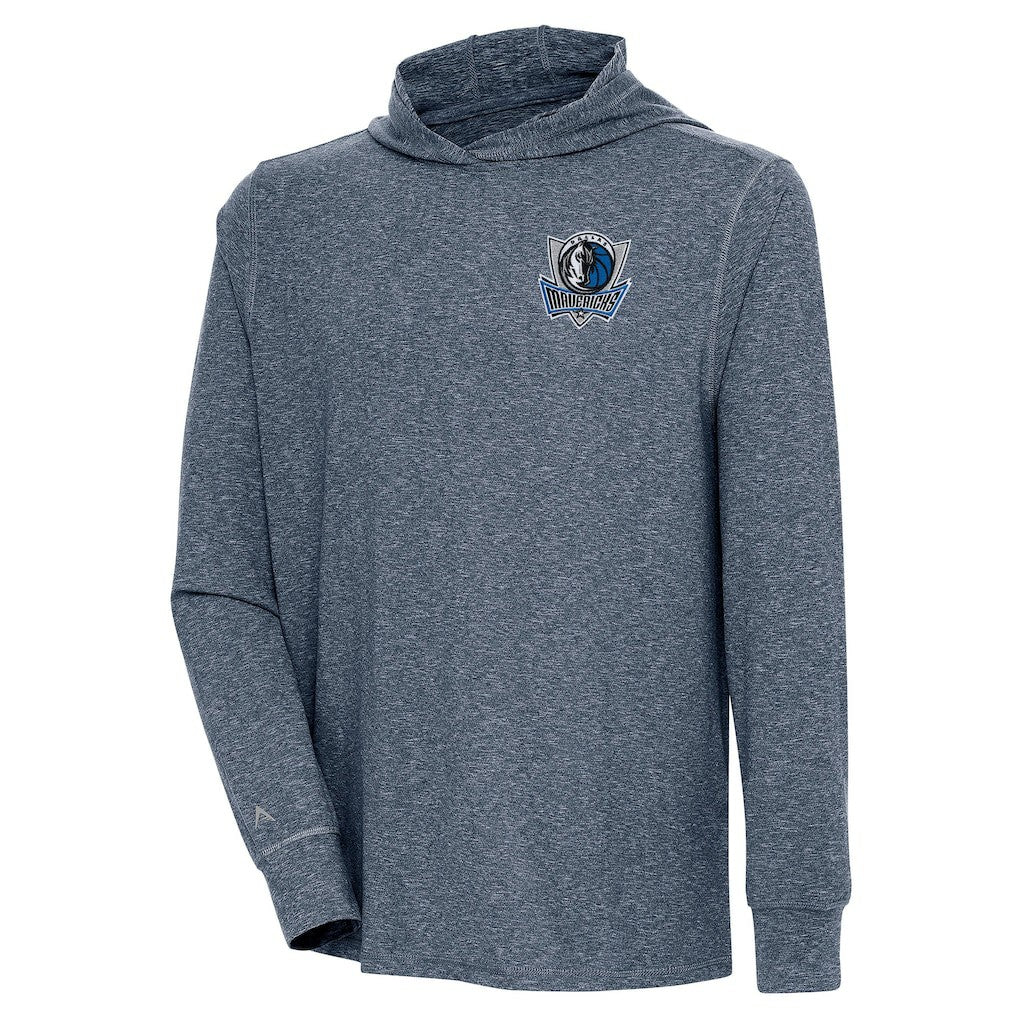 Dallas Mavericks Antigua Saga Long Sleeve Hoodie T-Shirt sale
