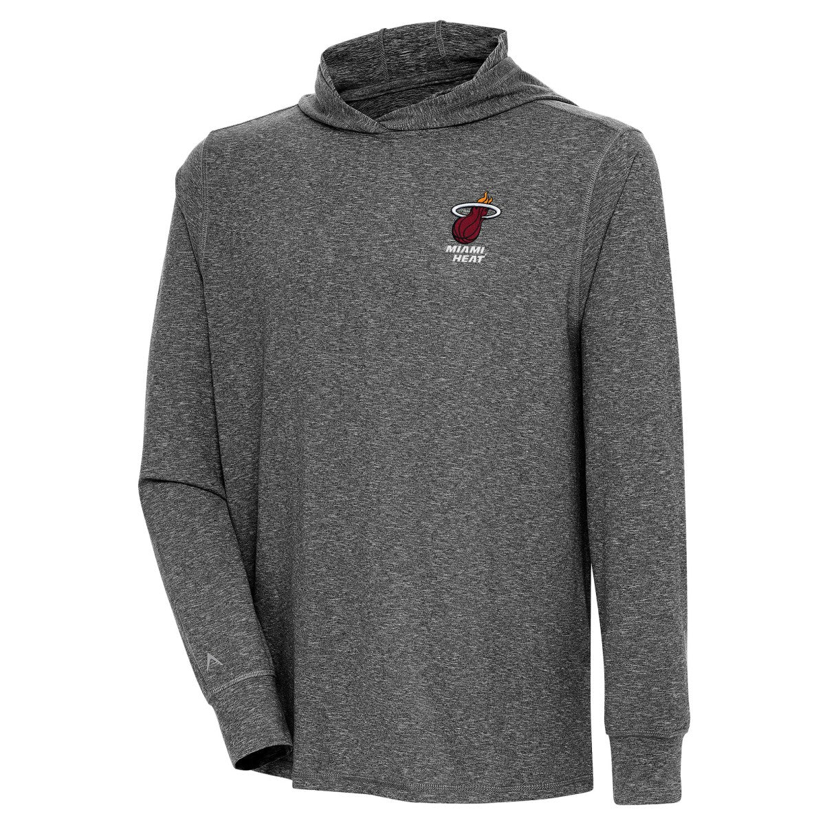 Miami Heat Antigua Saga Long Sleeve Hoodie T-Shirt