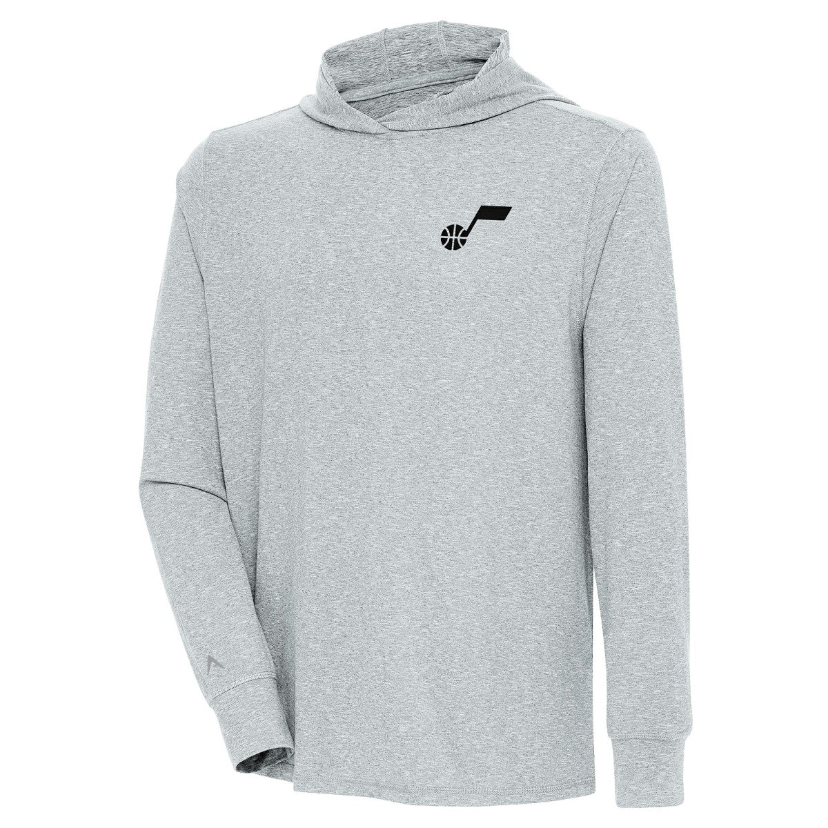 Utah Jazz Antigua Saga Long Sleeve Hoodie T-Shirt