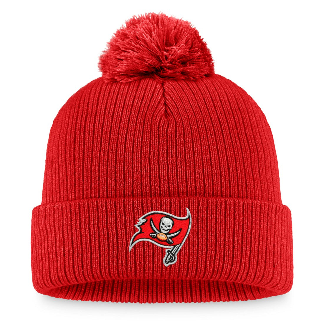Women's Logo Cuffed Knit Hat with Pom - Tampa Bay Buccaneers Hats