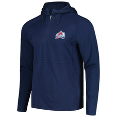 NHL Colorado Avalanche Antigua Spikes Raglan Quarter-Zip Hoodie