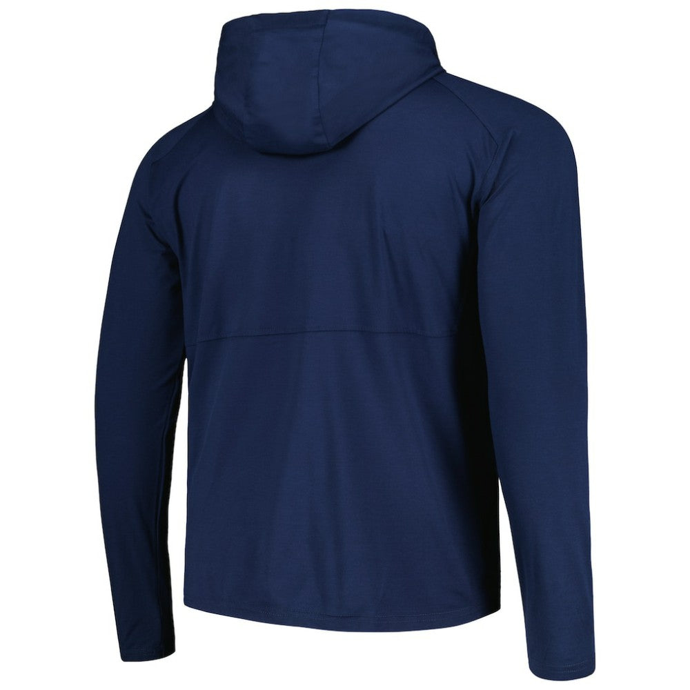 NHL Colorado Avalanche Antigua Spikes Raglan Quarter-Zip Hoodie
