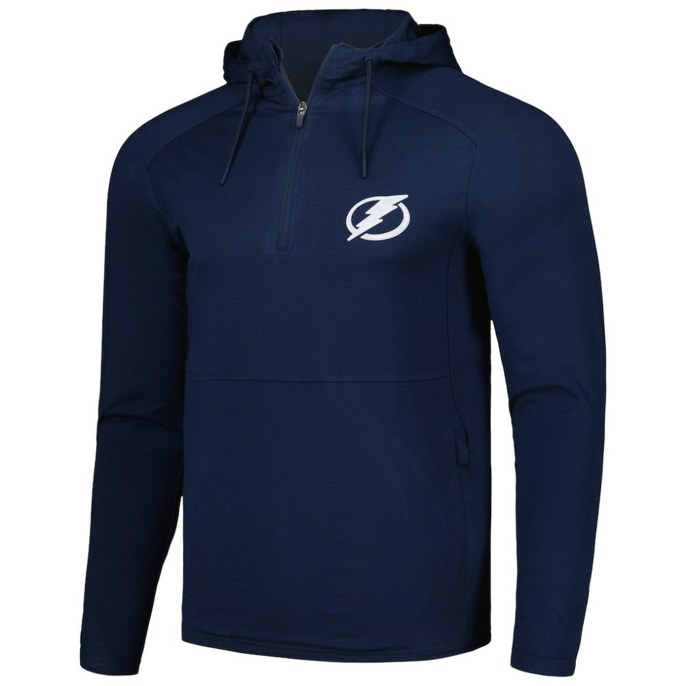 NHL Tampa Bay Lightning Antigua Spikes Raglan Quarter-Zip Hoodie