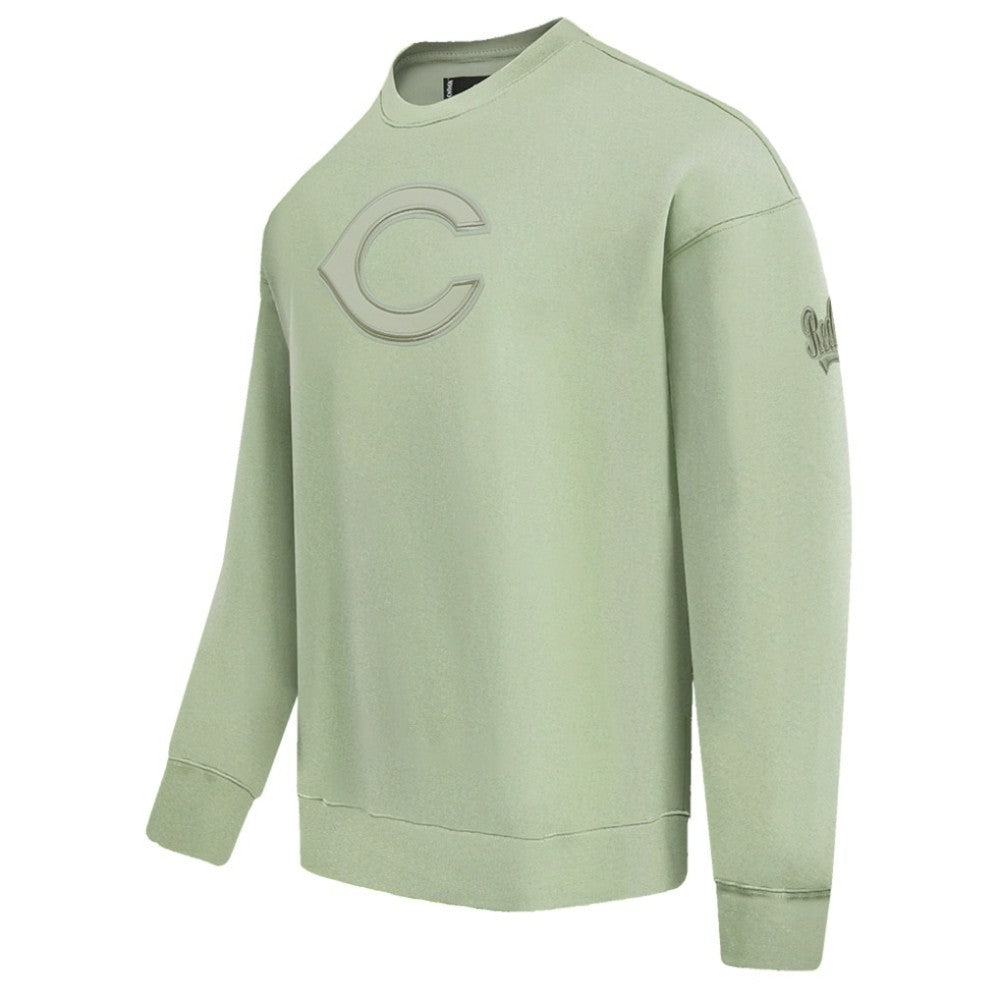 Green Cincinnati Reds Pro Standard Neutral Drop Shoulder Pullover Sweatshirt