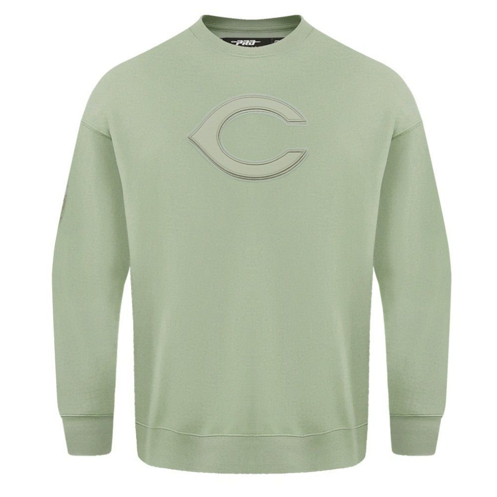 Green Cincinnati Reds Pro Standard Neutral Drop Shoulder Pullover Sweatshirt