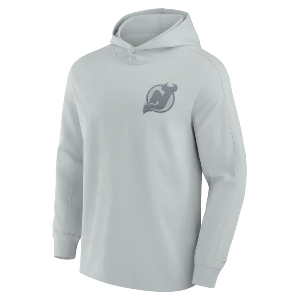 NHL New Jersey Devils Fanatics Elements Lightweight Tri-Blend Fleece Hoodie
