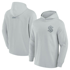 NHL Seattle Kraken Fanatics Elements Lightweight Tri-Blend Fleece Hoodie