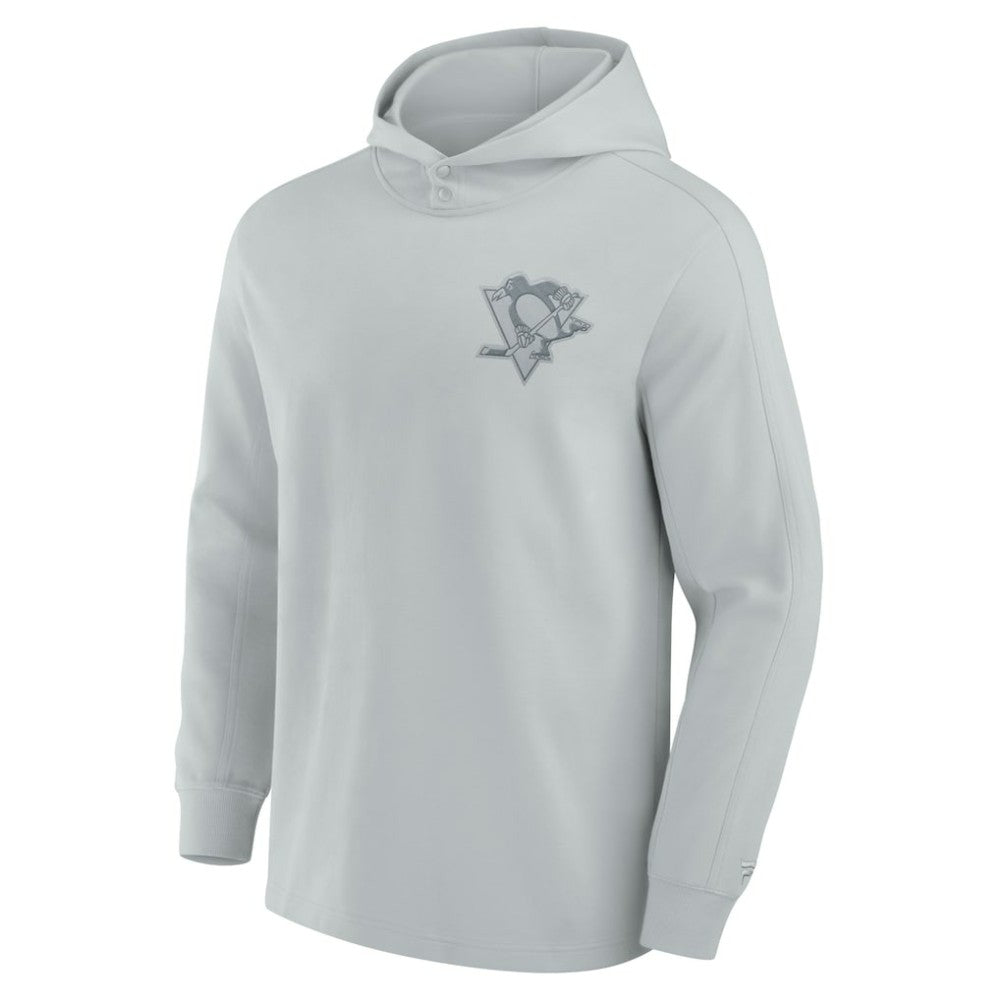 NHL Pittsburgh Penguins Fanatics Elements Lightweight Tri-Blend Fleece Hoodie