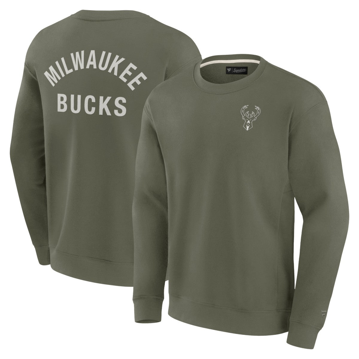 Fanatics Milwaukee Bucks Unisex Elements Super Soft Fleece Pullover Sweatshirt