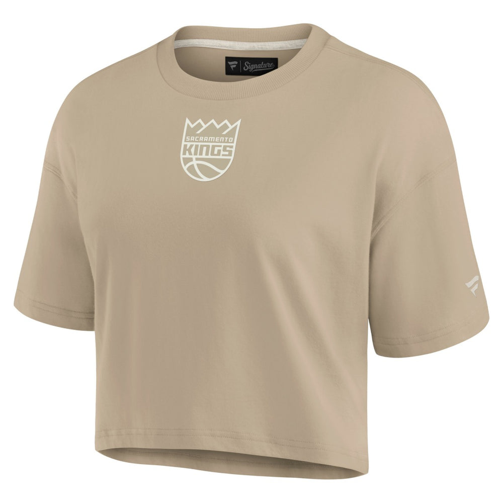 Fanatics Sacramento Kings Women's Elements Super Soft Boxy Cropped T-Shirt