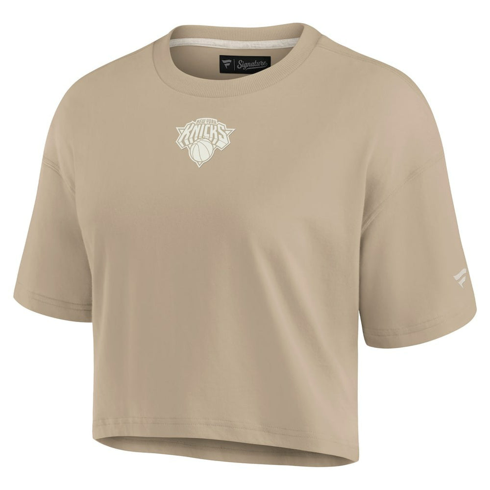 Fanatics New York Knicks Women's Elements Super Soft Boxy Cropped T-Shirt